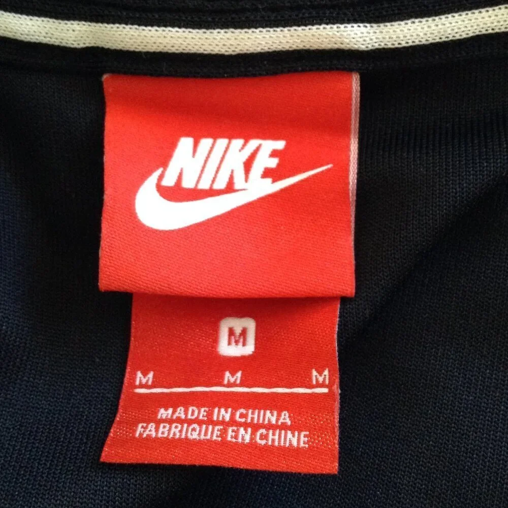 Nike Russian Floral M 1/2 zip track jacket pockets athletic UNISEX gym rat chic